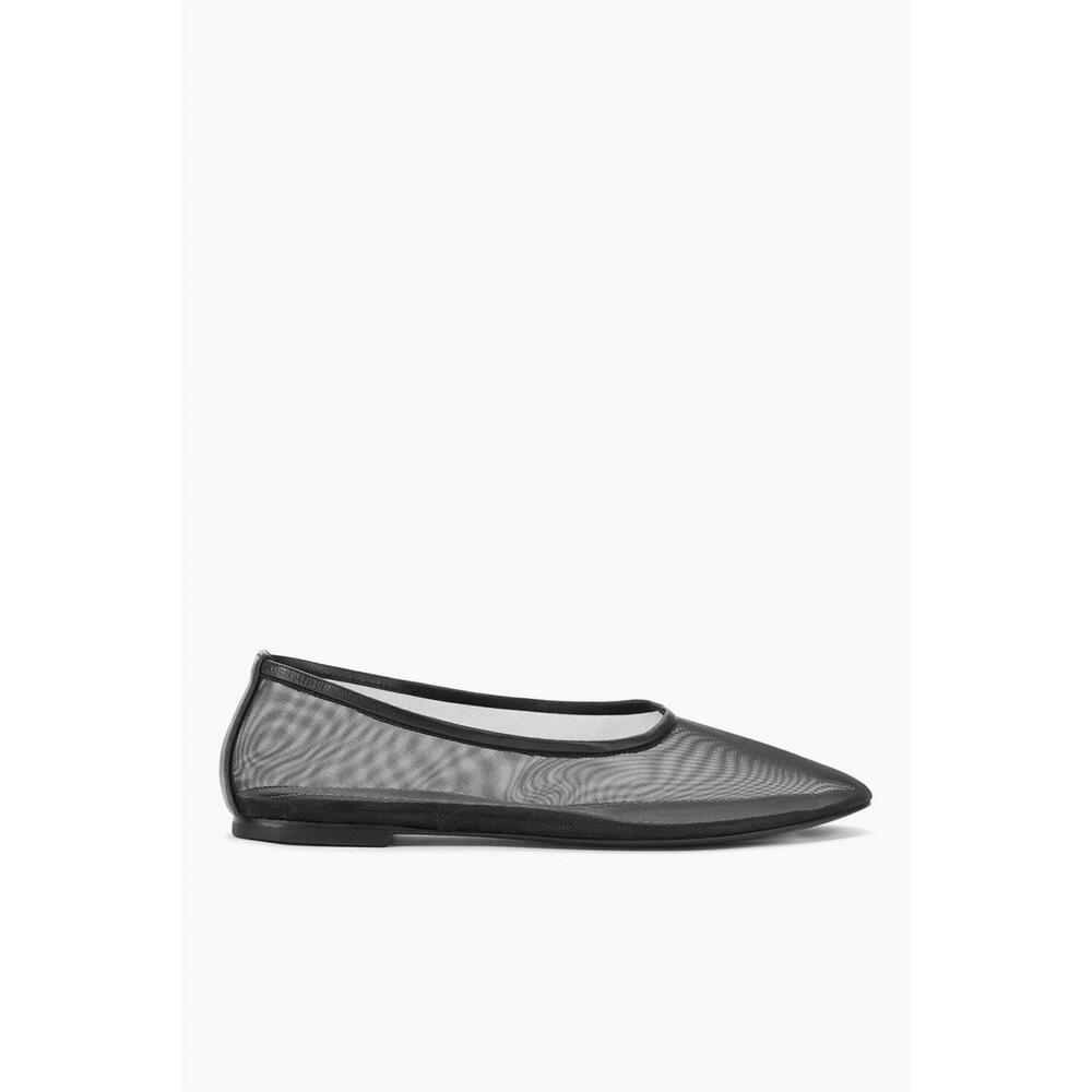 STAUD Alba Black Mesh Flats - Picture 3 of 7